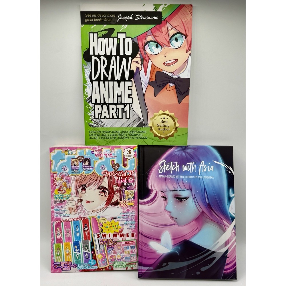 Nakayoshi Japanese manga magazine March 2021 Issue, + 2 How to Draw Anime/Manga